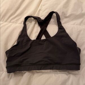 lululemon athletica olive green Sports Bra